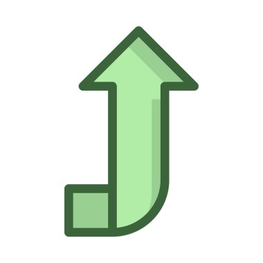 ok simgesi vektör illüstrasyonu 