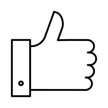 Simge vektör illüstrasyonunu parmakla 