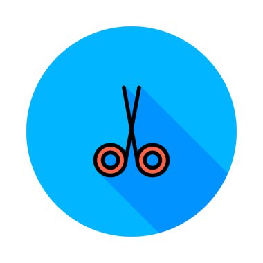 makas simgesi vektör illüstrasyonu 