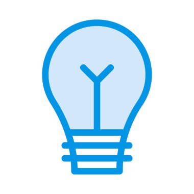 ampul web simge vektör çizim  