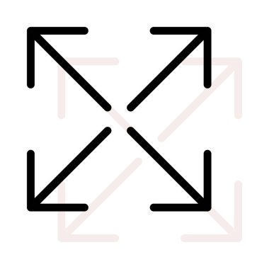 ok simgesi vektör illüstrasyonu 