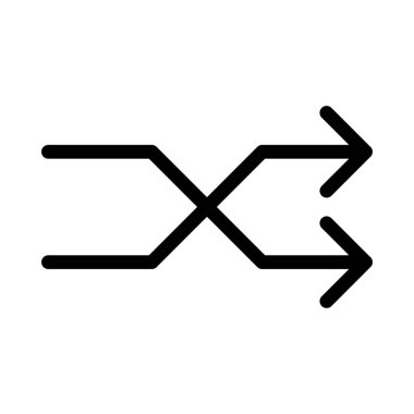 ok simgesi vektör illüstrasyonu 