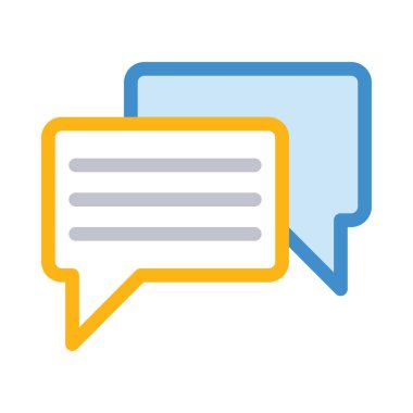 ileti ikonu vektör illüstrasyonu 