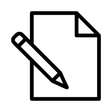 vektör çizim kalem ve kağıt 