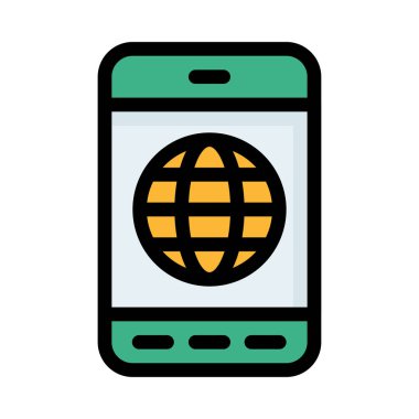 Internet bağlantısı simgesini vektör çizim 