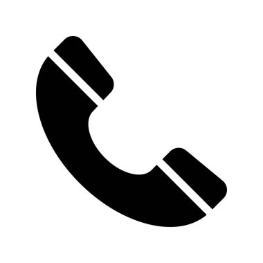 Telefon simgesi vektör illüstrasyonu 