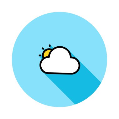 hava simgesi vektör illüstrasyonu 