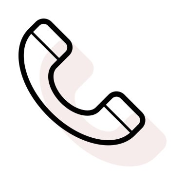 Telefon simgesi vektör illüstrasyonu 