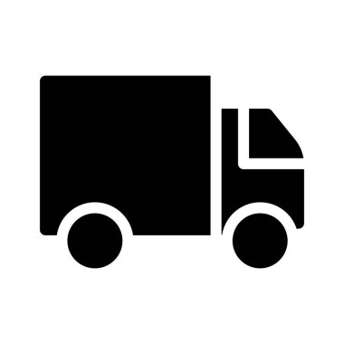 kamyon simge vektör çizim 