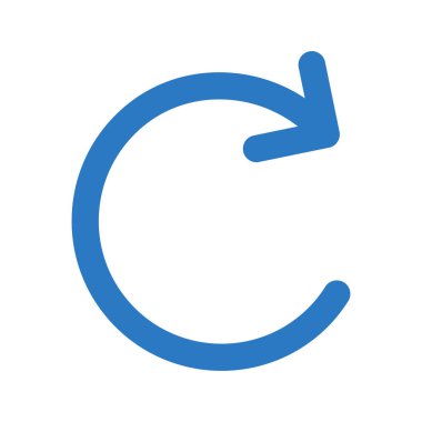 Daire ok simge vektör çizim 