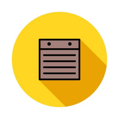 Takvim simgesi vektör illüstrasyonu 