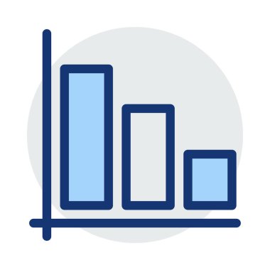 Diyagram simgesi vektör illüstrasyonu 