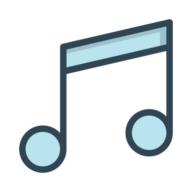 melodi simge vektör çizim 