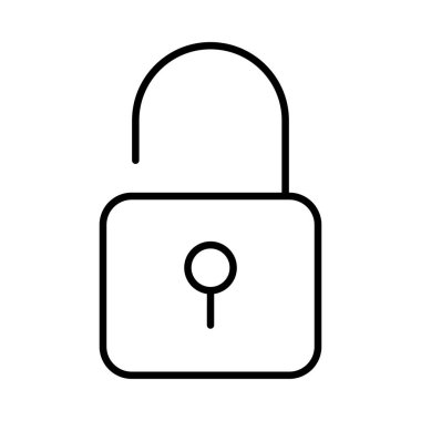 ikon vektör illüstrasyonunu kilitle 