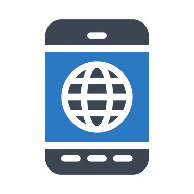 Internet bağlantısı simgesini vektör çizim 