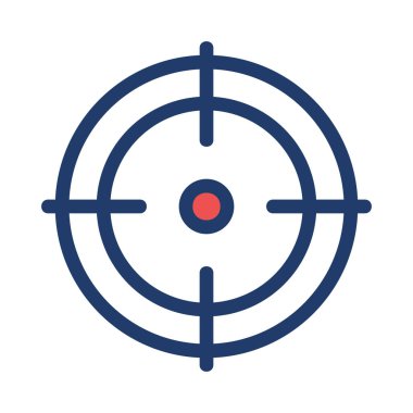 hedef simge vektör illüstrasyonu 