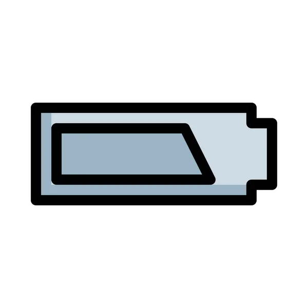 Battery Icon Vector Illustration — Stock Vector