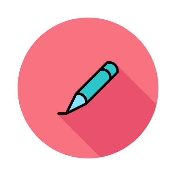 Pen Line Icon Vector Illustration — Stock Vector