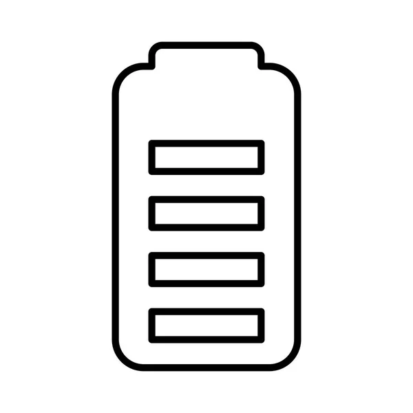 Ícone Bateria Ilustração Vetorial — Vetor de Stock