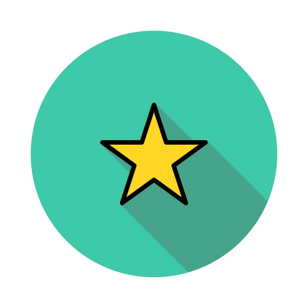 Star Icon Vector Illustration — Stock Vector