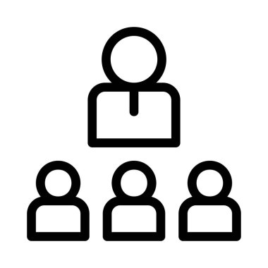 Takım simgesi vektör illüstrasyonu 