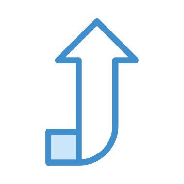 ok simgesi vektör illüstrasyonu 