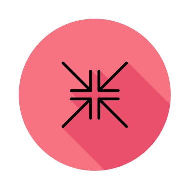 ok simgesi vektör illüstrasyonu 