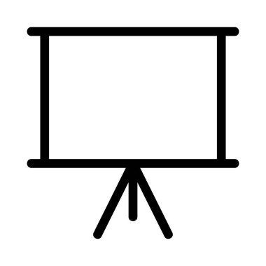 sunum simgesi vektör illüstrasyonu 