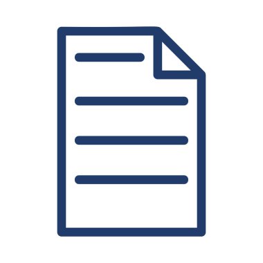 belge simgesi vektör illüstrasyonu 