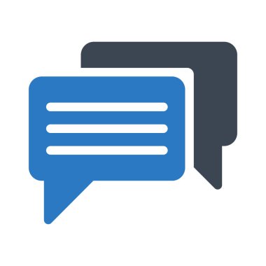 ileti ikonu vektör illüstrasyonu 