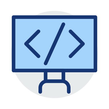 sunum simgesi vektör illüstrasyonu 