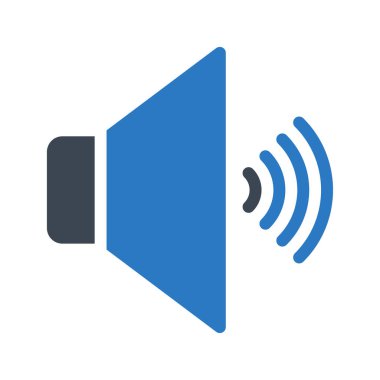 hoparlör simgesi vektör çizim 