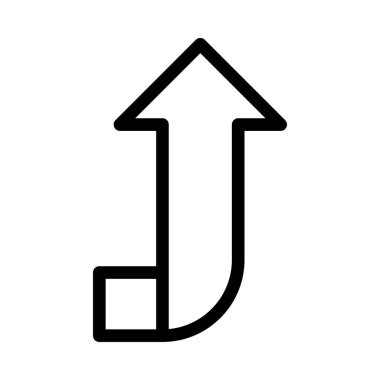 ok simgesi vektör illüstrasyonu 