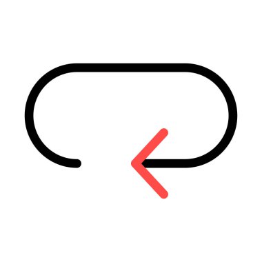 ok simgesi vektör illüstrasyonu 