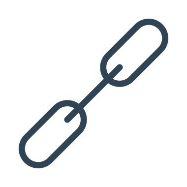 zincir simge vektör çizim 