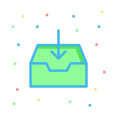 Simge vektör illüstrasyonu indir 