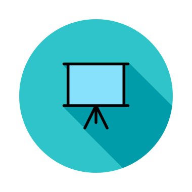 sunum simgesi vektör illüstrasyonu 