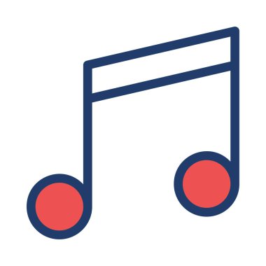 melodi simge vektör çizim 