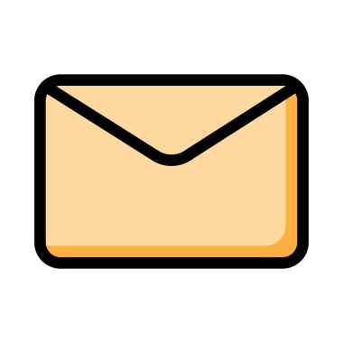 zarf simgesi vektör illüstrasyonu 