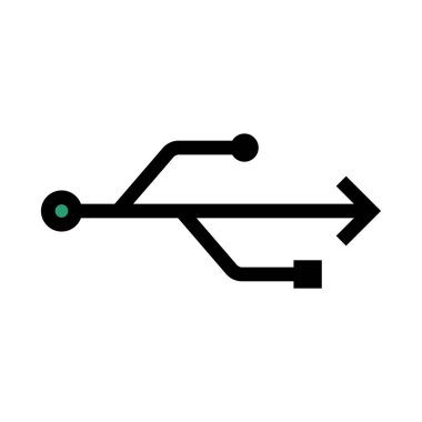 elektrik simgesi vektör illüstrasyonu 
