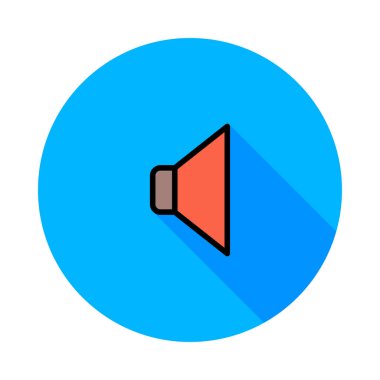 ses simgesi vektör illüstrasyonu 