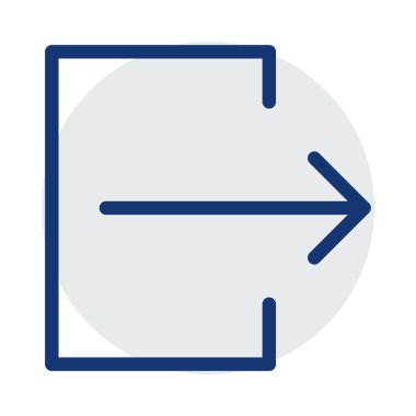 ok simgesi vektör illüstrasyonu 