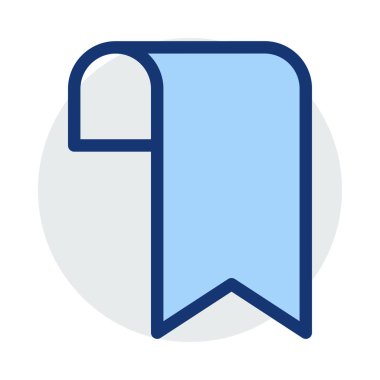 kurdele simgesi vektör illüstrasyonu 