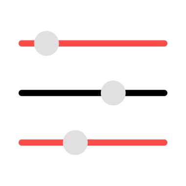 Ses Denetim Masası satır simge vektör çizim 