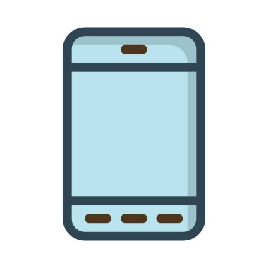 Telefon simgesi vektör illüstrasyonu 