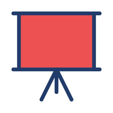 sunum simgesi vektör illüstrasyonu 