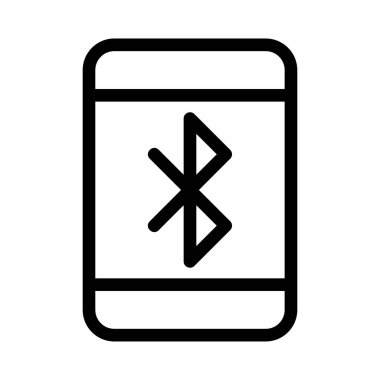 Bluetooth simgesi vektör çizim  