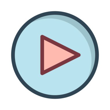 oyuncu simge vektör çizim 