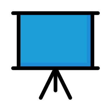 sunum simgesi vektör illüstrasyonu 