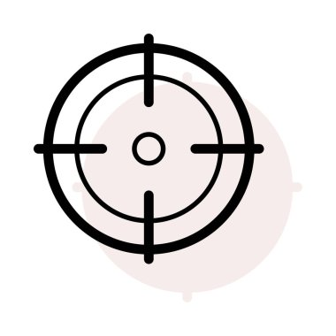 hedef simge vektör illüstrasyonu 